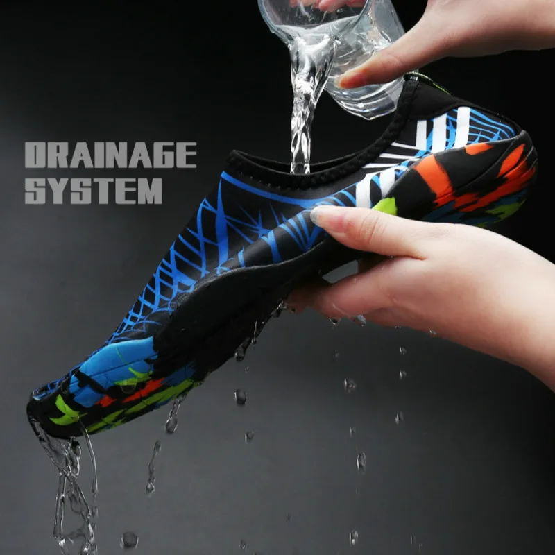 Кроссовки для мужчин и женщин быстросохнущие плавания морского серфинга пляжная