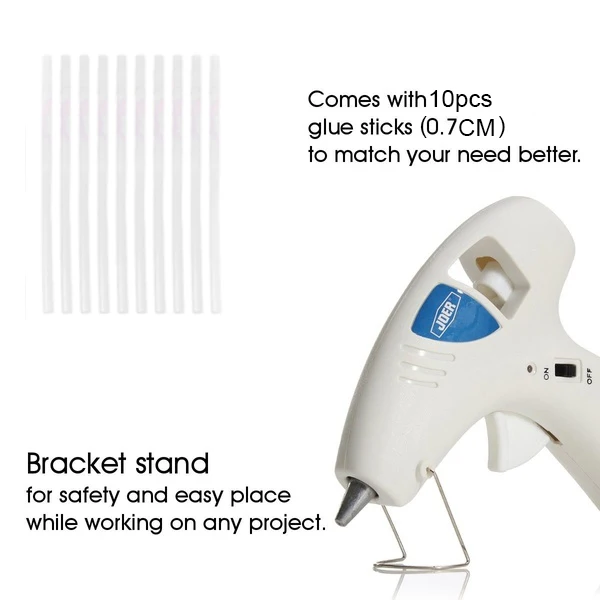 1Pcs 10W Hot Glue Gun Wireless for Home Repairs DIY Arts &amp Crafts With 10/20/50/100pcs 7mm Stick | Инструменты