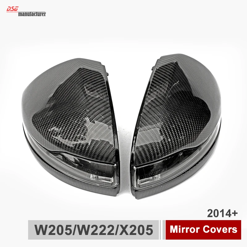 Для Mercedes w205 карбоновая дверь боковое крыло зеркало заднего вида Замена для Benz W213 S