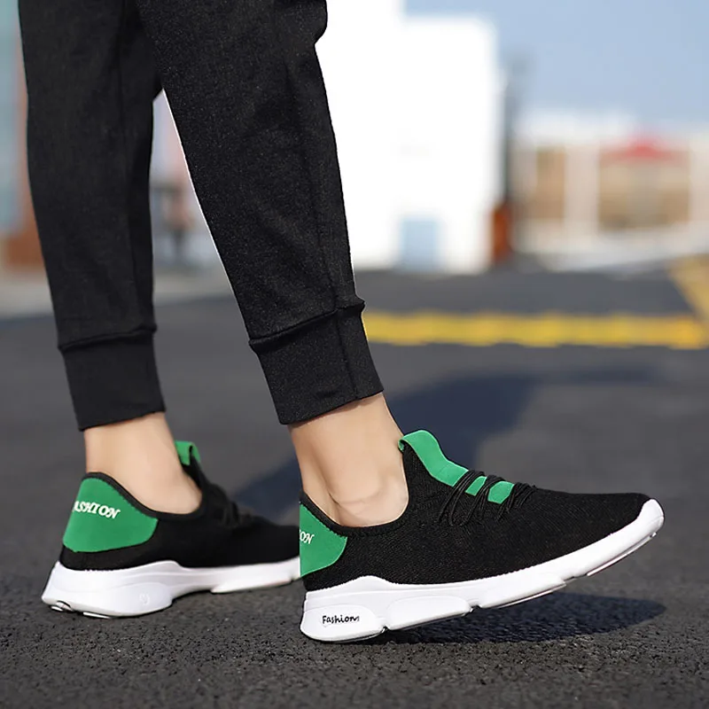 Мужская обувь Новинка осени 2019 Корейская версия кроссовок для бега спортивная