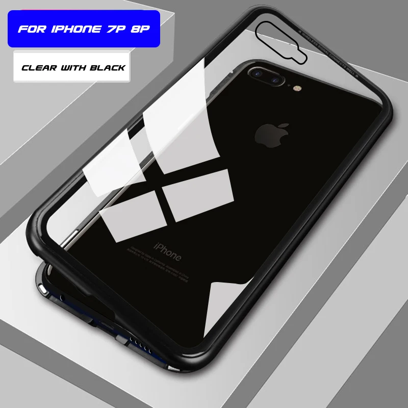 Металлический магнитный чехол для телефона для iPhone 11 Pro Max XS Max XR XS X чехол для iPhone 6s 6 7 8 Plus 6s 6 5 5S SE чехол
