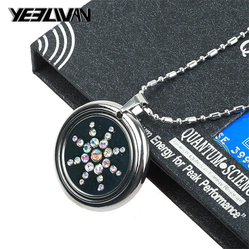 Quantum Pendant Scalar Energy Ion Necklace Ions Health Jewelry 6000-8000 ions Stainless Steel Necklaces Japanese | Украшения и