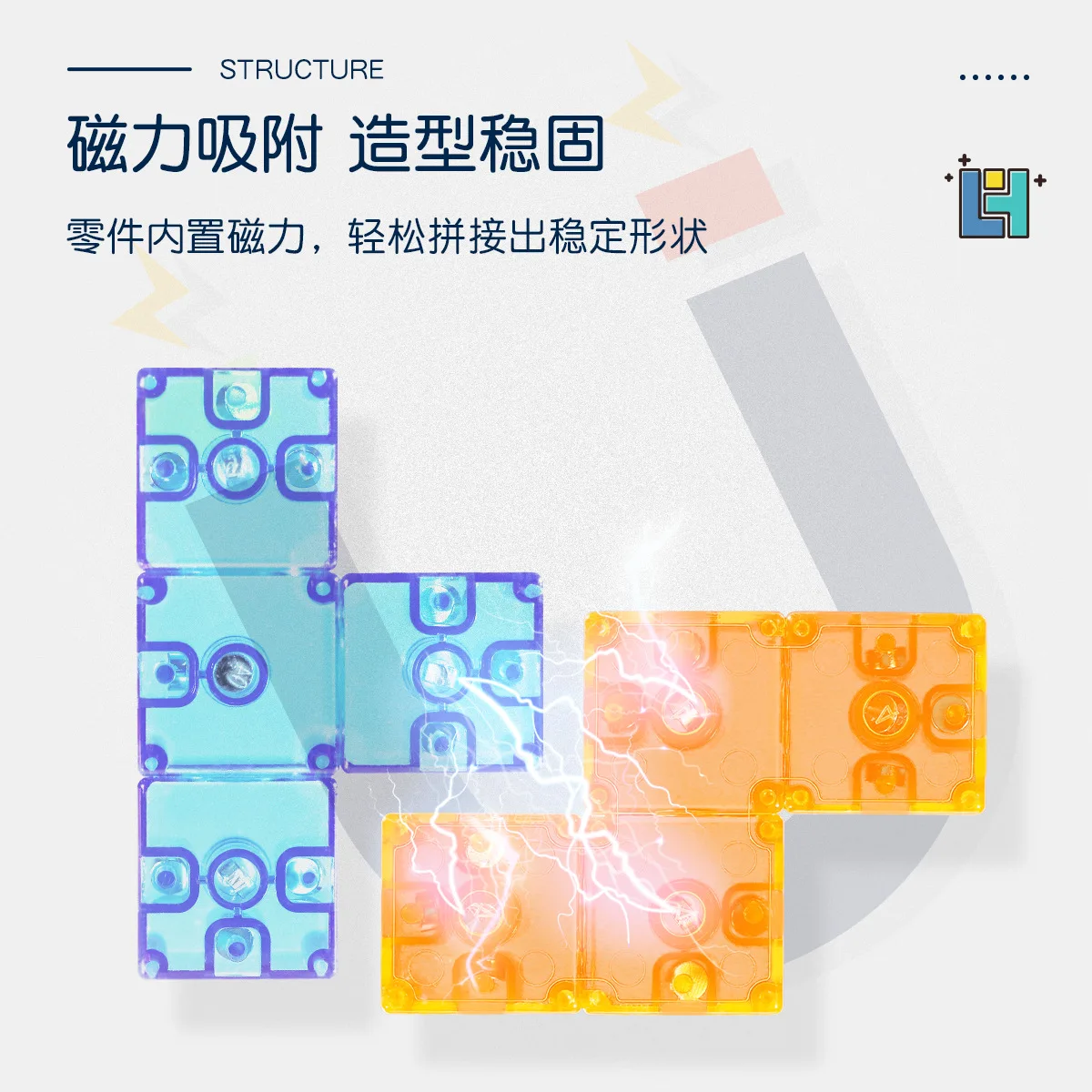 Магнитный кубик-головоломка Yongjun раннее интеллектуальное развитие развивающие