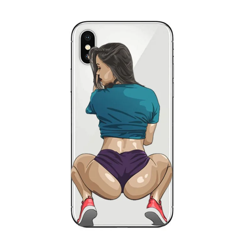 Сексуальная девушка в виде красных губ кружевное нижнее белье чехол для телефона