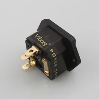 high quality fi 03g fused iec socketconnector gold plated power socket