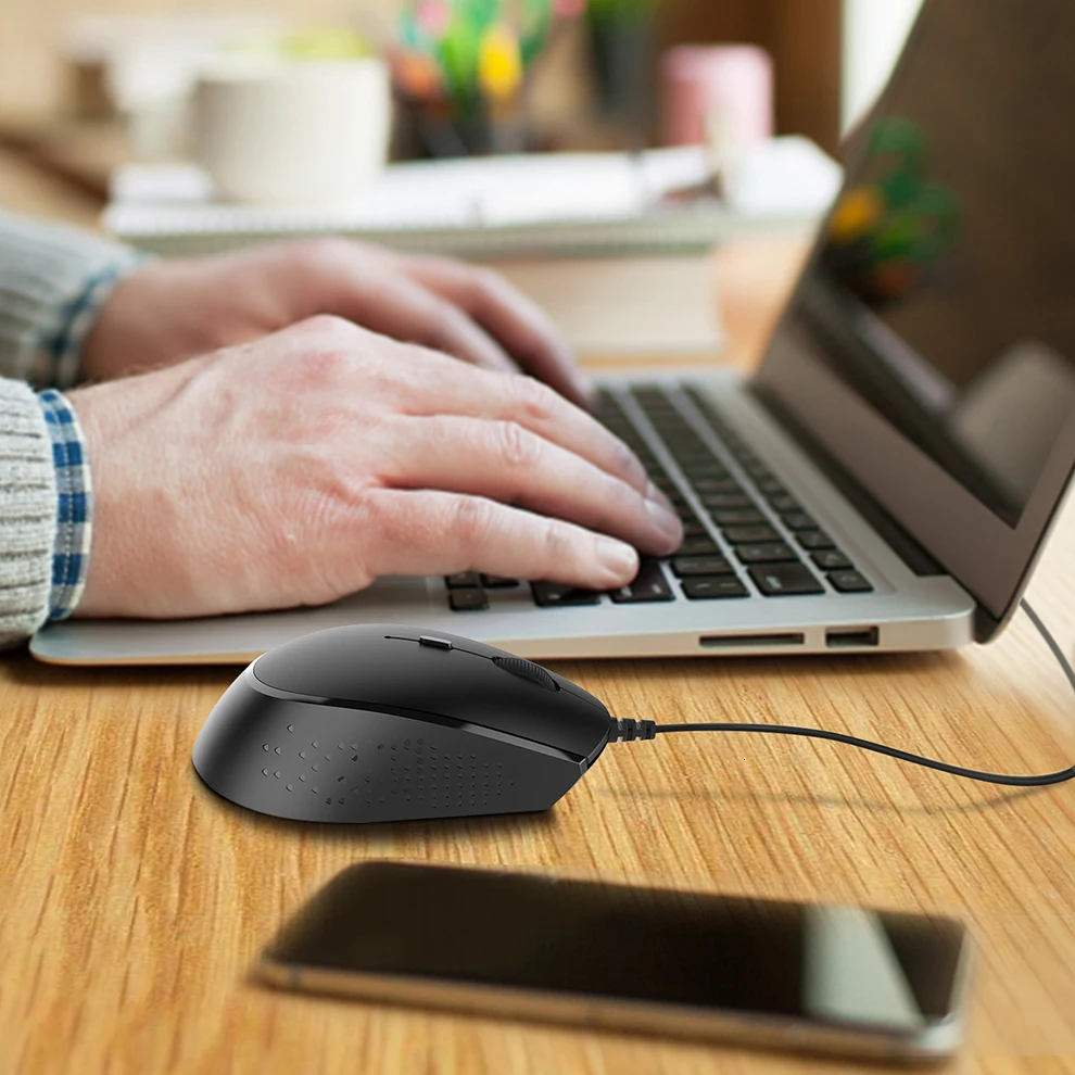Желе расческа USB кабель type C мышь Проводная эргономичная мышь для компьютера ноутбука мышь для Apple Macbook Pro Chromebook мобильный телефон