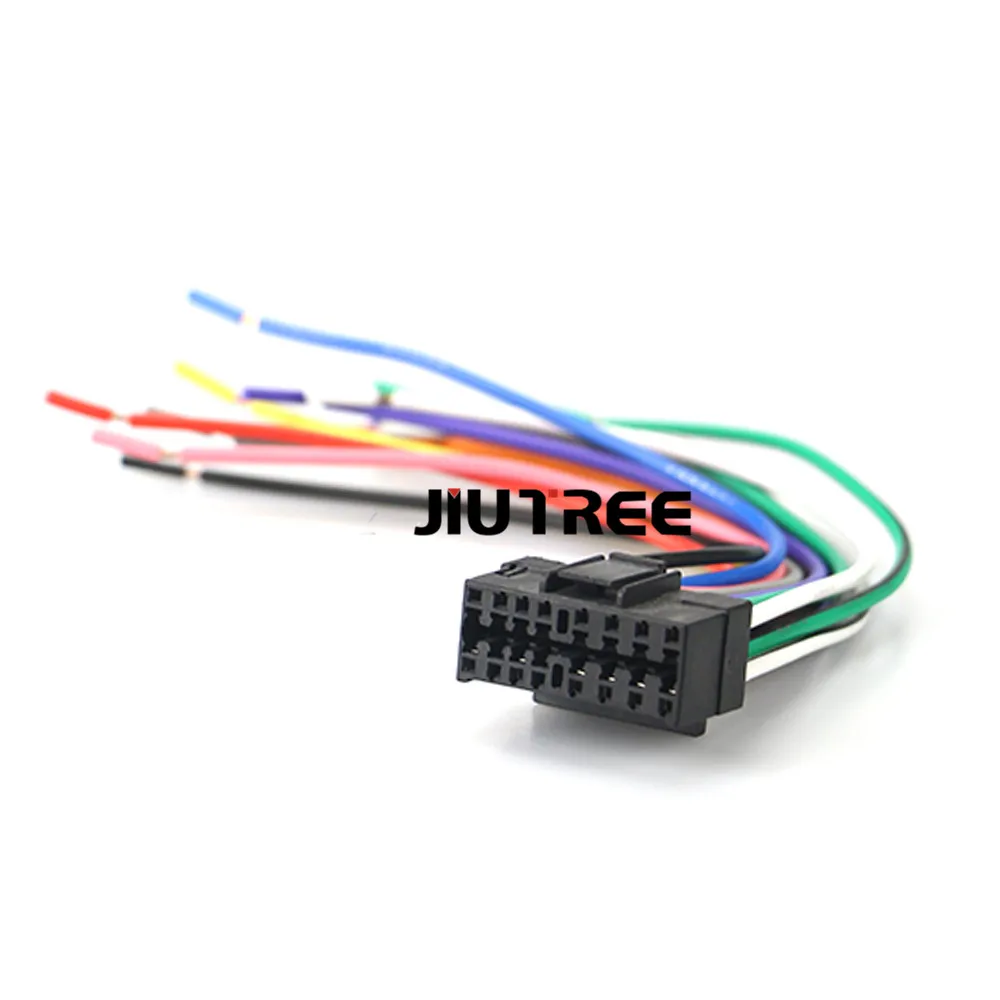 15-009 Car Stereo Radio Wiring Harness Adapter Plug head cable for sony/jvc Connector Lead Loom | Автомобили и мотоциклы