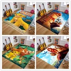 Детский игровой коврик 80x160 см, нескользящий коврик Simba с мультяшным принтом короля льва, коврик для ванной, детский игрушечный напольный коврик
