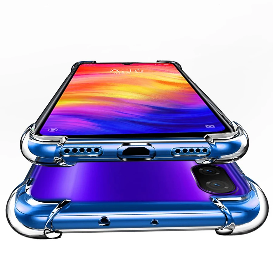 Противоударный прозрачный силиконовый чехол бампер для мобильного телефона Huawei