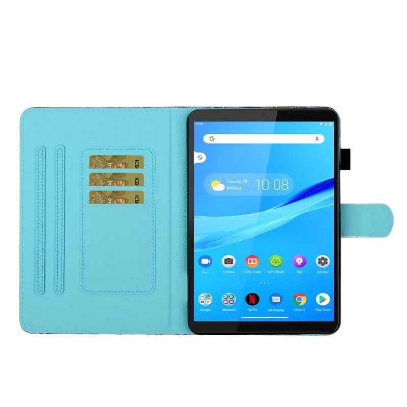 Чехол для Lenovo Tab M10 Plus чехол X606 10 3 дюйма TB X606F X606X мультяшный волк планшета FHD