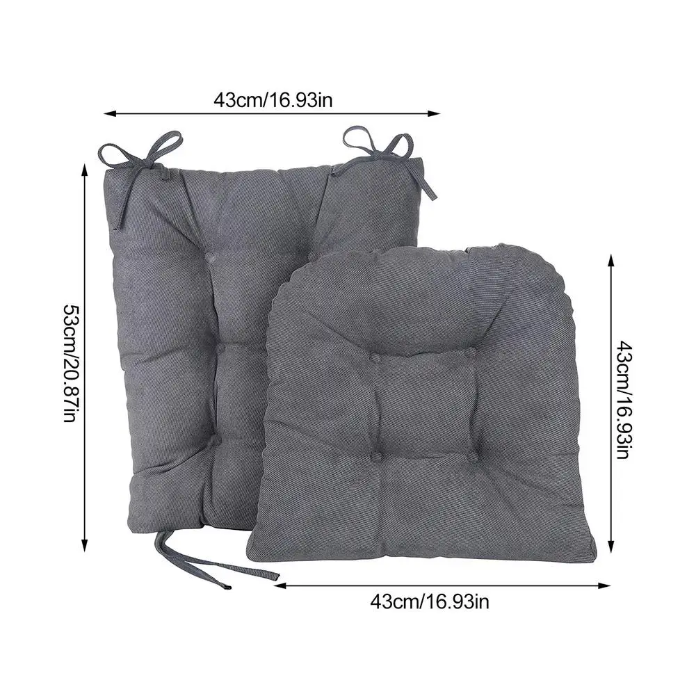 

Indoor Rocking Chair Cushion Non Slip Chair Pad Cushion With Ties Tatami Mat Lounger Recliner Beach Chair Sofa Cushion