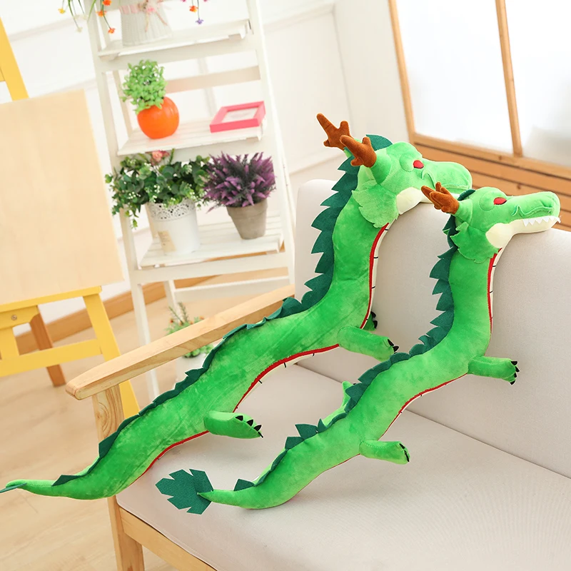 Мягкое плюшевое животное дракон 80/100 см Shenron Дракон аниме земля собирать куклы