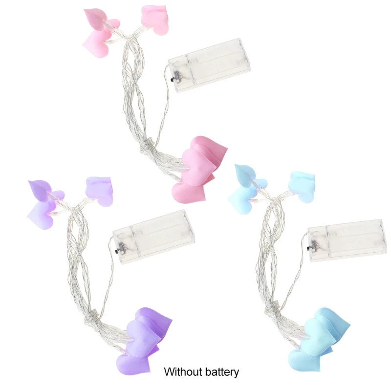 

2M LED String Love Heart Garland Lighting Bedroom Wall Lamp Romantic Party Garden Wedding Lights Lantern