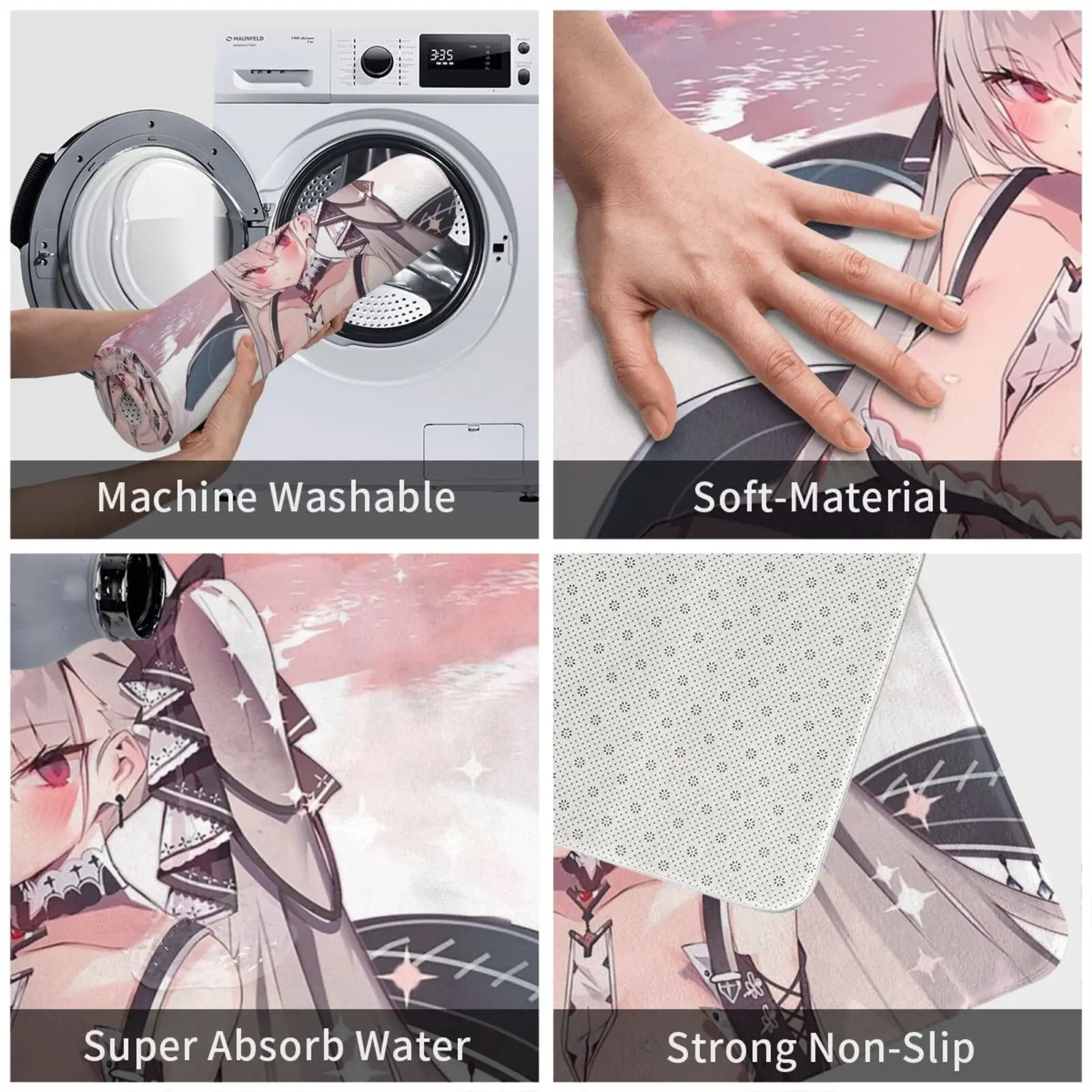 Коврик для коврового покрытия Мягкий Нескользящий