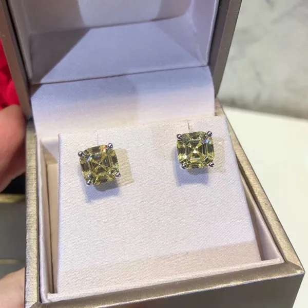 Вечерние серьги из серебра 925 пробы с кубическим цирконием 3 А|jewelry mould|earring threadsjewelry