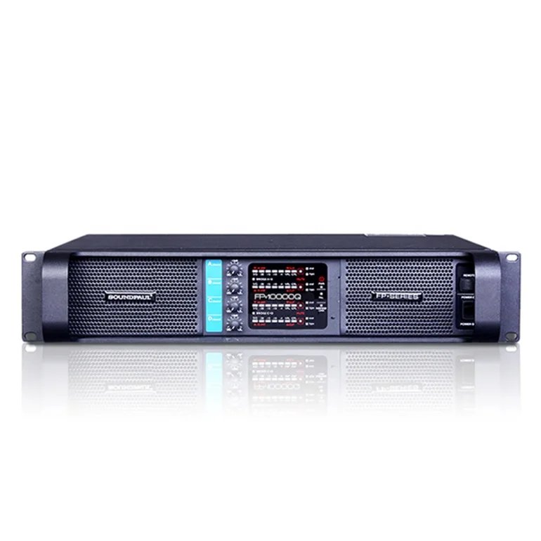 

Spaul 4 channel VHFPerformace amplifier of class FTD with DSP Germany power