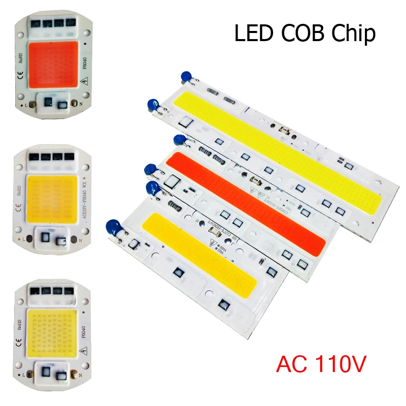 10 Вт ~ 150 Интегрированный полный спектр лампы для выращивания прожектор умный IC