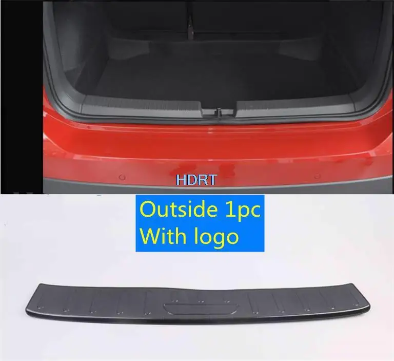 Защита для внешнего заднего бампера из нержавеющей стали защитная педаль