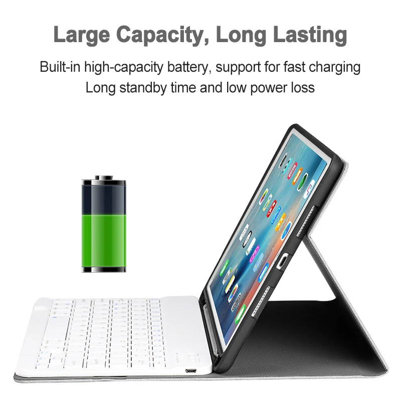 Чехол для ipad 9 7 с английской клавиатурой планшетофон 2017 2018 air 2 1 чехол-карандаш и