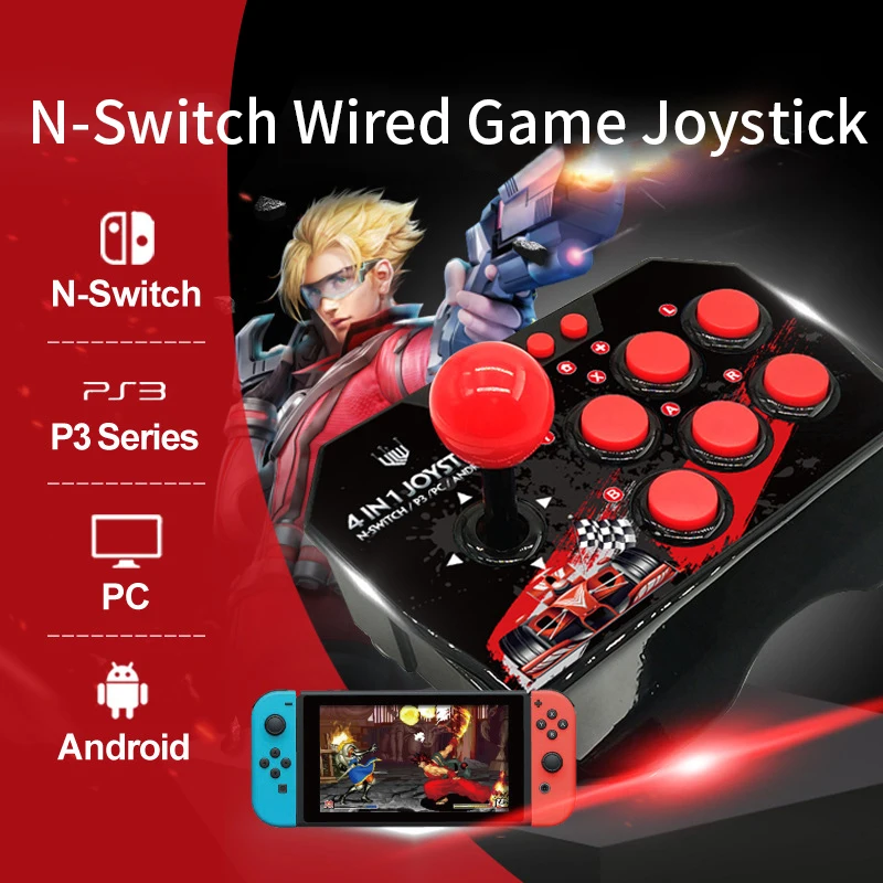 4 в 1 USB Кулисный игровой контроллер или NS Nintendo Переключатель джойстик геймпад