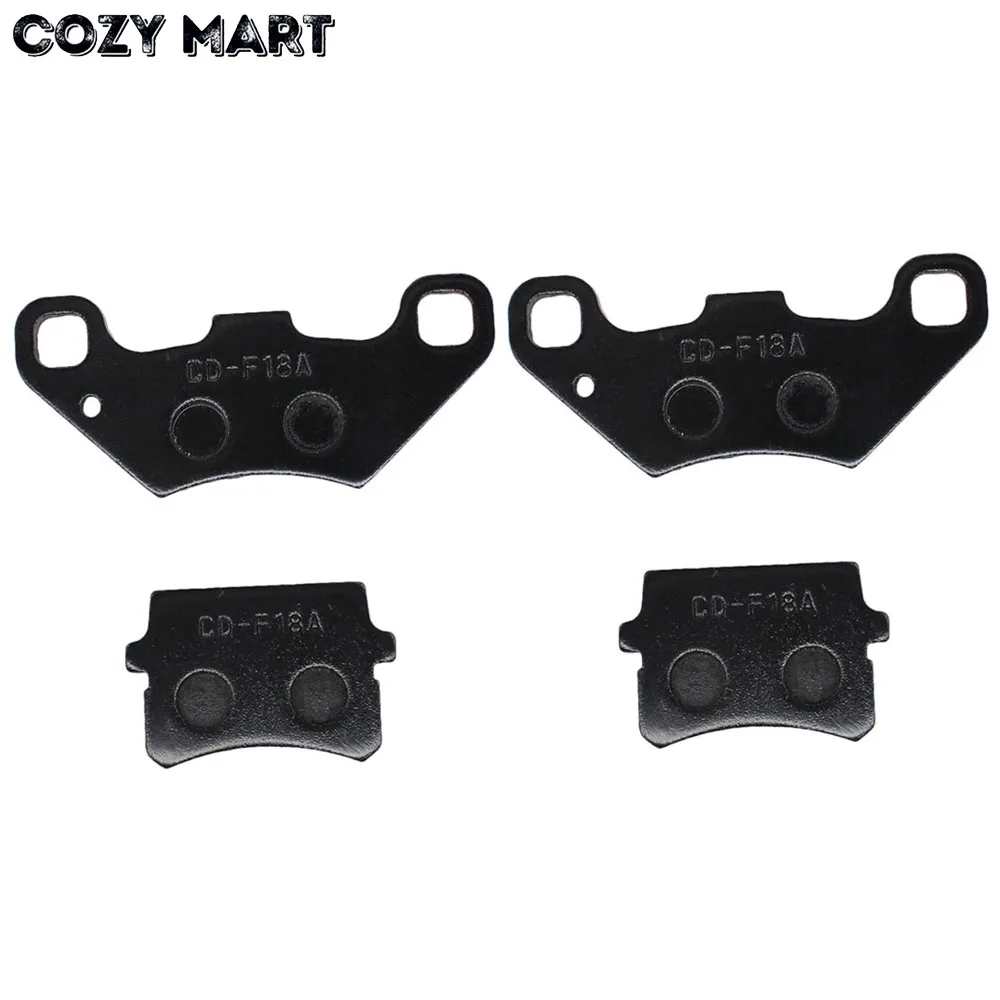 2 комплекта сзади передние тормозные колодки для 50cc 70cc 90cc 110cc 125cc 150cc 200cc 250cc ATV Go Kart