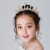 children tiaras and crowns headband kids girls bridal crystal crown wedding party accessiories hair jewelry ornaments headpiece