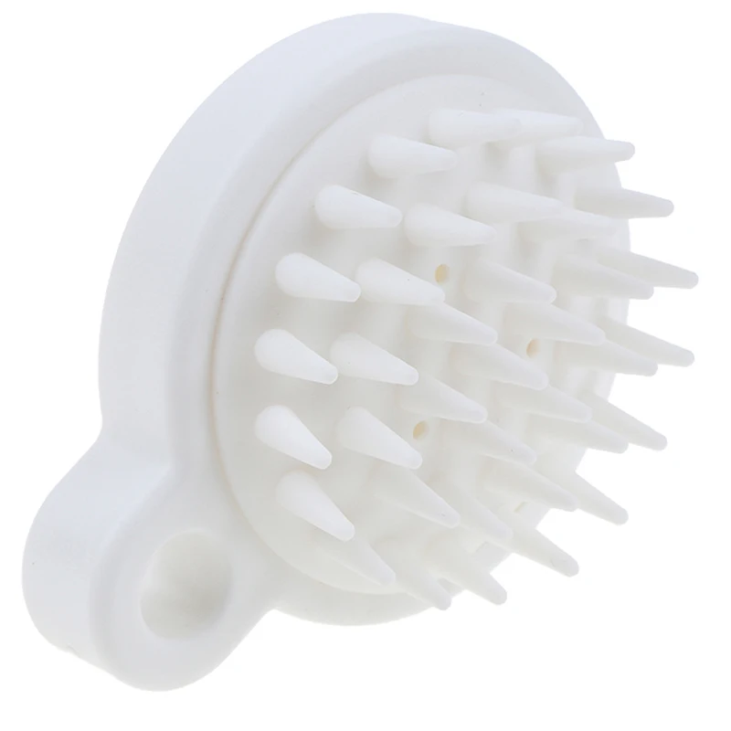 

1 Pc White Soft Silicone Head Body Shampoo Scalp Massage Brush Comb Hair Washing Comb Children Adults Shower Bath Tool