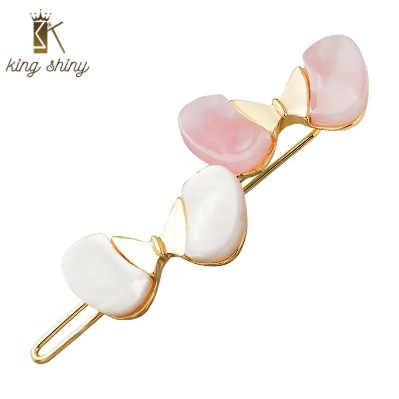 

Elegant Korean Sweet Girl Butterfly Shaped Hair Barrettes Vintage Acetate Buttfly Hair Clips Hair Pin Woman Fashion Hair Jewelry
