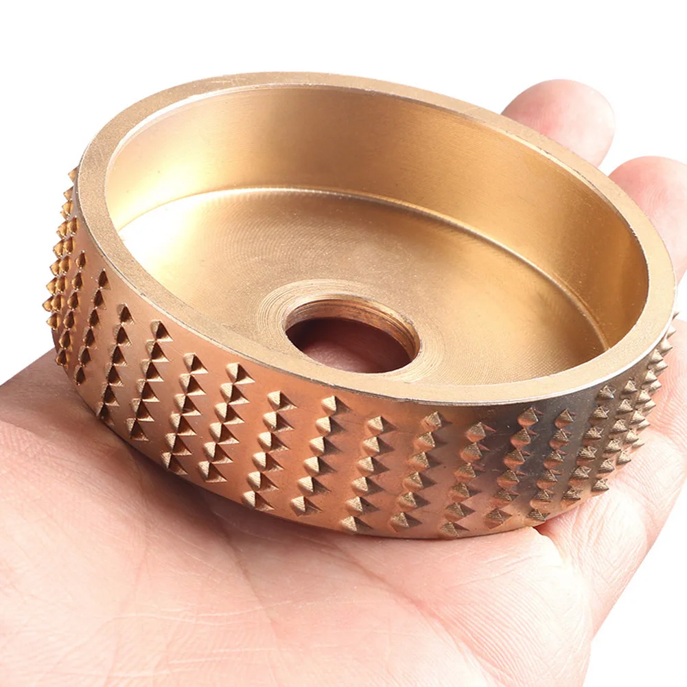 

Round Wood Angle Grinding Wheel Sanding Carving Rotary Tool Abrasive Disc for Angle Grinder Tungsten Carbide 16mm Bore