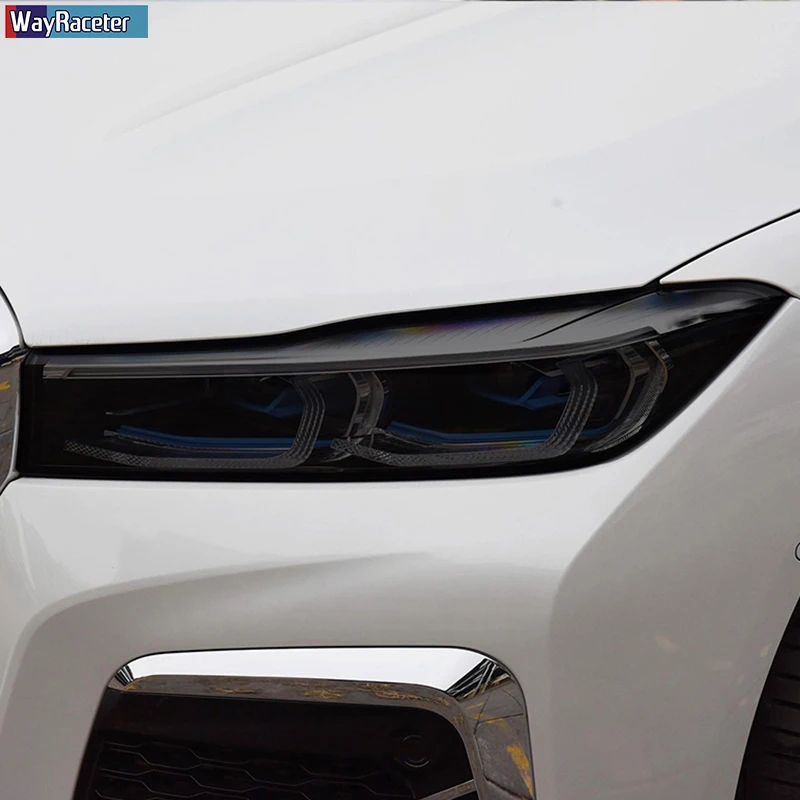 2 Pcs Car Headlight Protective Film Transparent Black TPU Sticker For BMW 7 Series F01 F02 F03 F04 G11 G12 2009-2020 Accessories 2 Pcs Car Headlight Protective Film Transparent Black TPU Sticker For BMW 7 Series F01 F02 F03 F04 G11 G12 2009-2020 Accessories