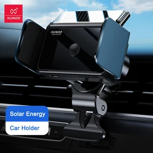 Universal Car Holder For iPhone Xiaomi Samsung,XUNDD Car Air Outlet
Mount Smart Auto Mobile Phone Holder-Support Solar Charging