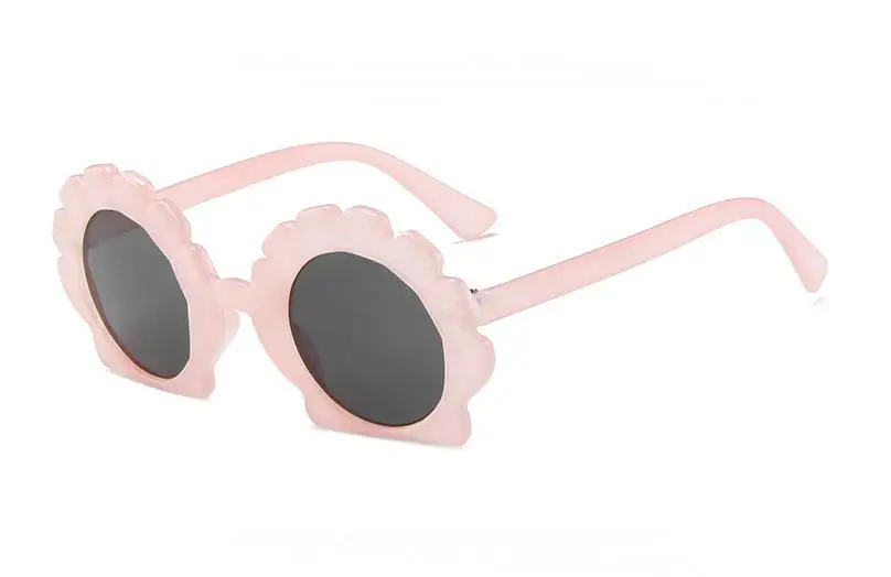 

Vintage Kids Sunglasses Child Sun Glasses Round Flower Gafas Baby Children UV400 Sport Sunglasses Girls Boys Oculos De Sol