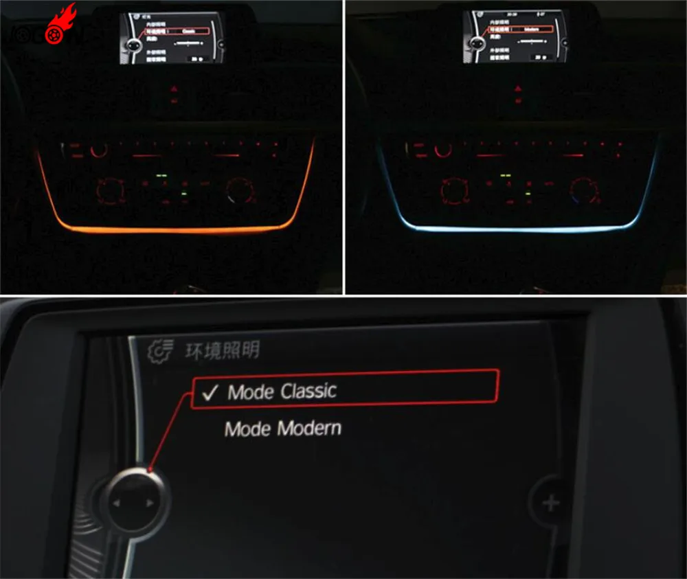 Двухцветный СВЕТОДИОДНЫЙ переменный/радиопередатчик с подсветкой для BMW 3 4 GT