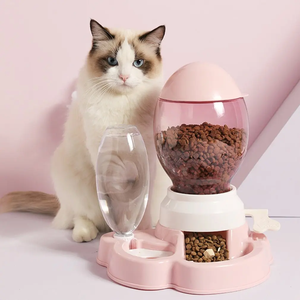 

Pet Feeder Water Dispenser Suit Plastic Universal Automatic Pet Feeder For Small And Medium Sized Cats And Dogs