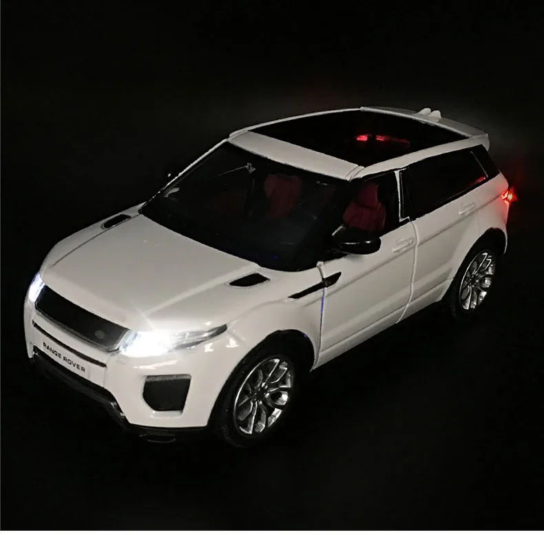 Масштаб 1:32 1:36 SUV Evoque Лицензионная модель автомобиля из сплава Роскошная