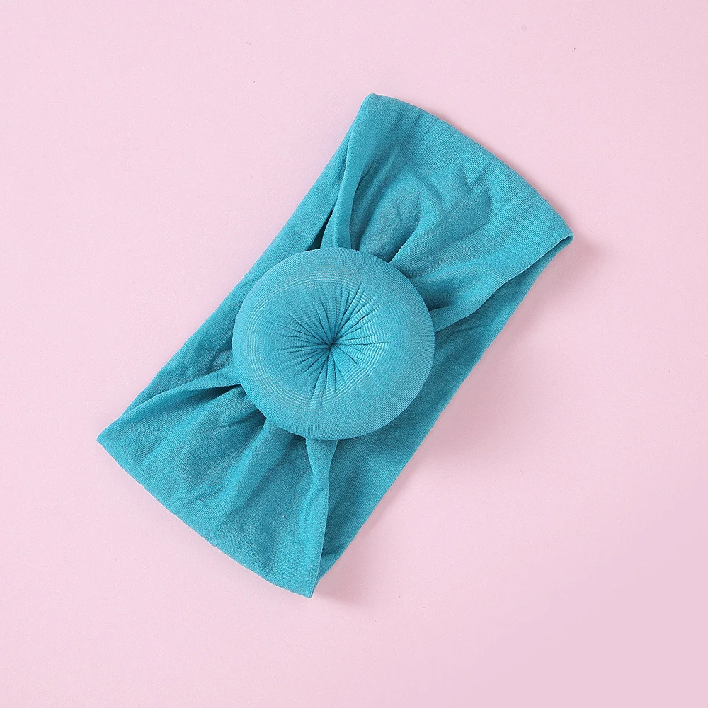 Diadema suave para beb&eacute;, diademas para ni&ntilde;a reci&eacute;n nacida, turbante infantil, accesorios para el cabello para ni&ntilde;os peque&ntilde;os, banda para el pelo de nailon, bonitos regalos para beb&eacute; Kwaii-5