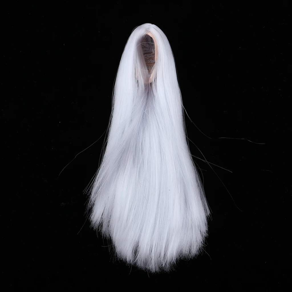 

Парик с длинными прямыми волосами в масштабе 1/6 для женского тела 12 дюймов HT, PH, JIAOU, CY