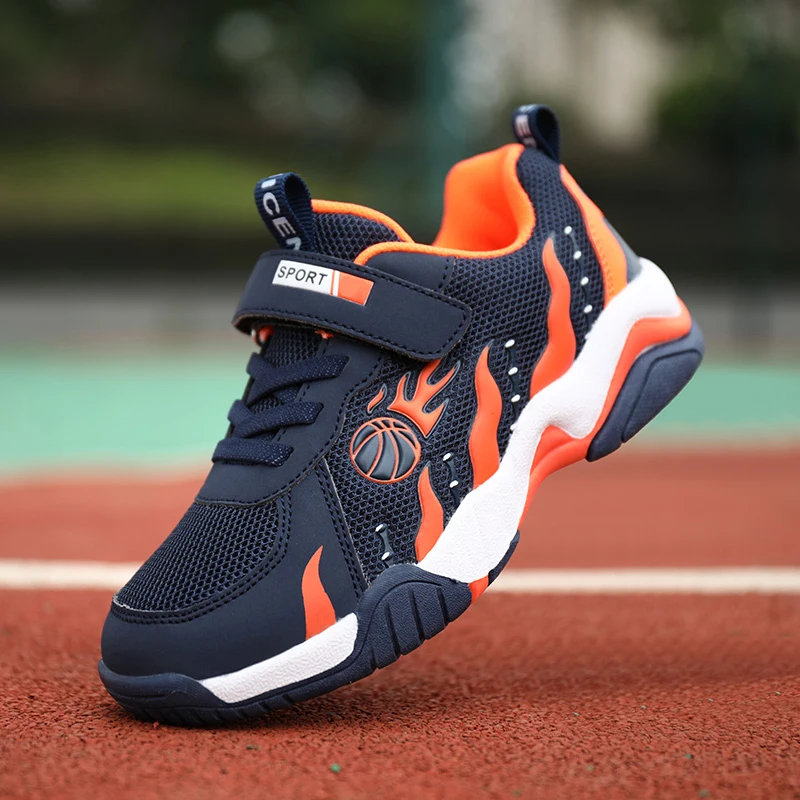 Весенне-осенняя Новая мужская и женская детская обувь спортивная обувь для детей дышащая беговая Обувь модная баскетбольная обувь