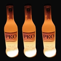 party favor customized color light led sticker for wine bottle
