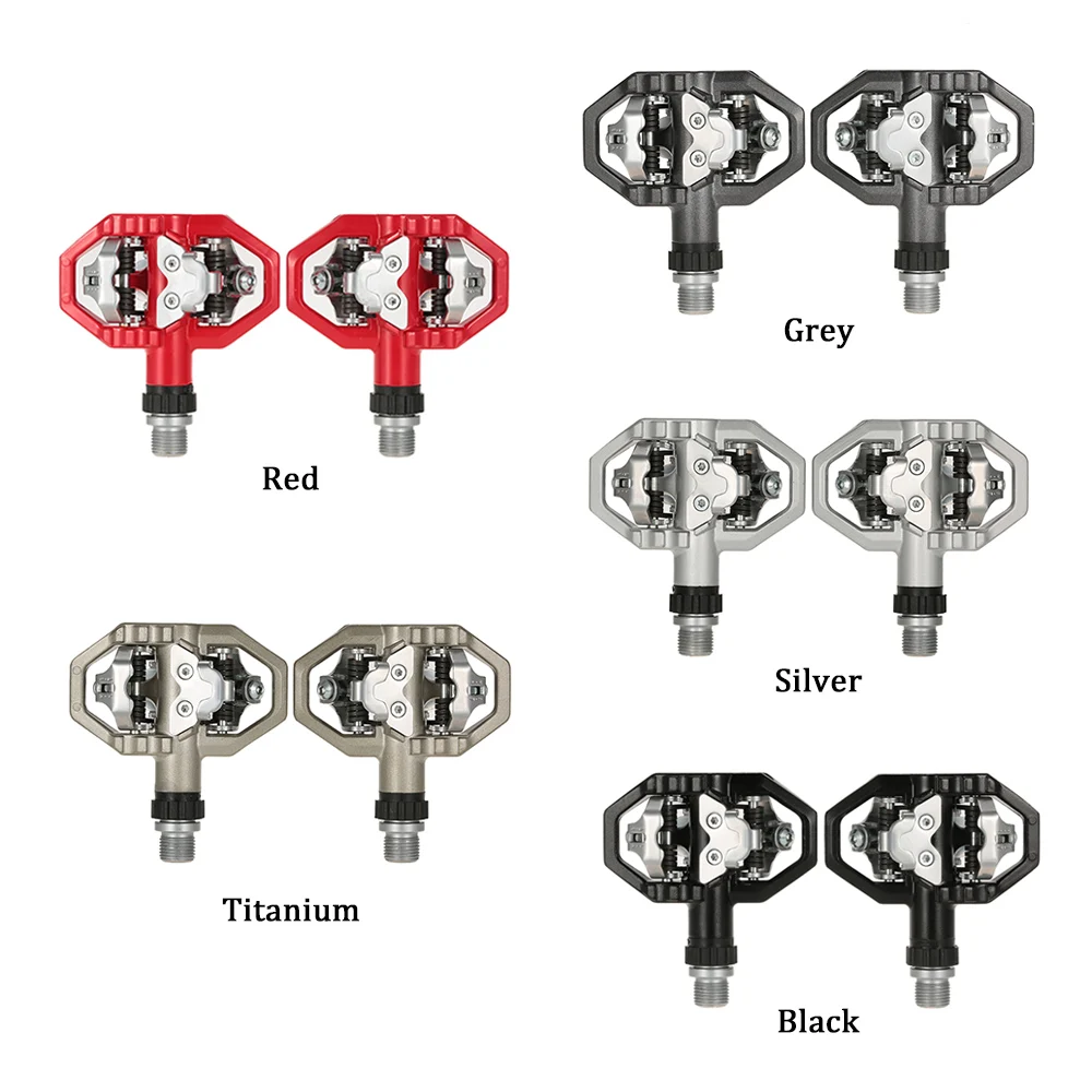

Wellgo M279 Bicycle Bike Pedals Mountain Biking Clipless Pedals MTB SPD Clip-in Cycling Pedals with Cleats Clips