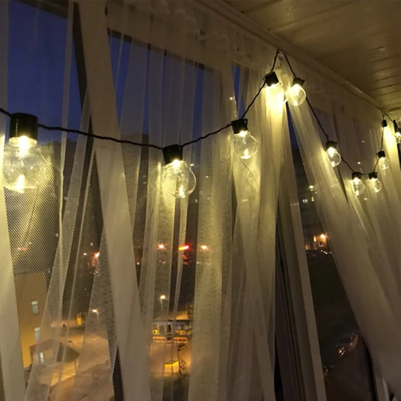 Уличная сказосветильник гирлянда 10 м 38 светодиодов декоративная светильник