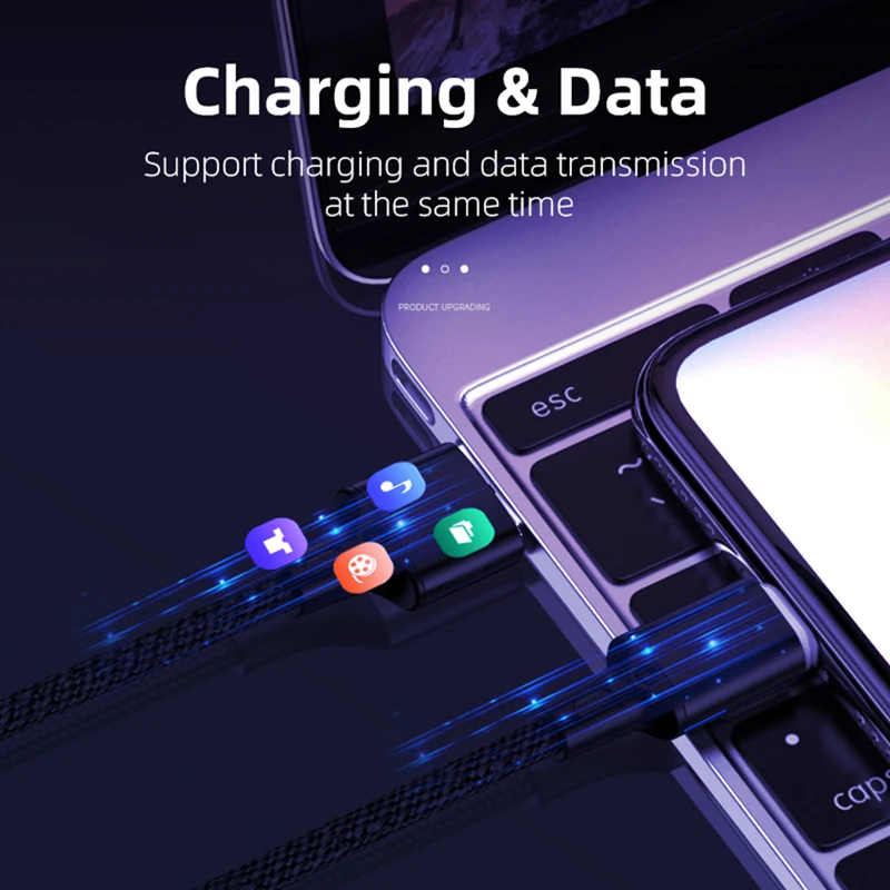 UGI New 3A Magnetic Cable Micro USB Cable For Xiaomi RedMi Fast Charging Data Sync Cord Mobile Phone Cable USB C Cable 2020 Hot