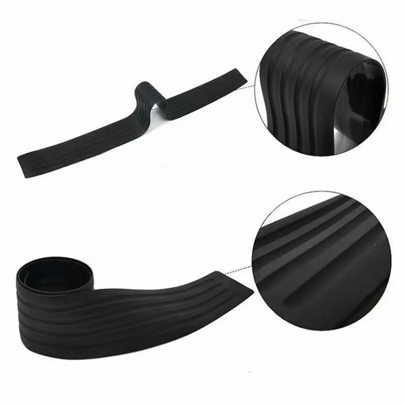 Автомобильный задний бампер Защита Накладка порога багажника резиновая