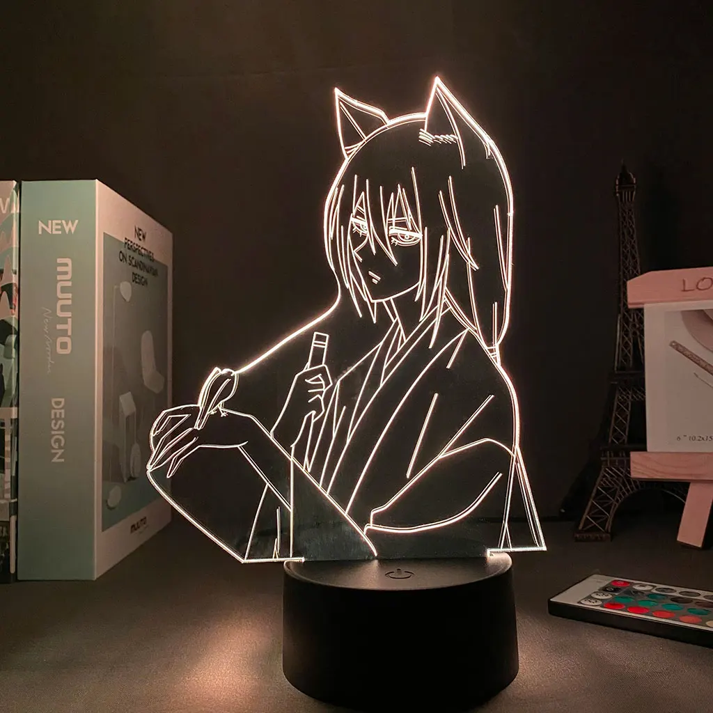 Аниме-украшение дневное освещение портативное декор комнаты Подростковая лампа