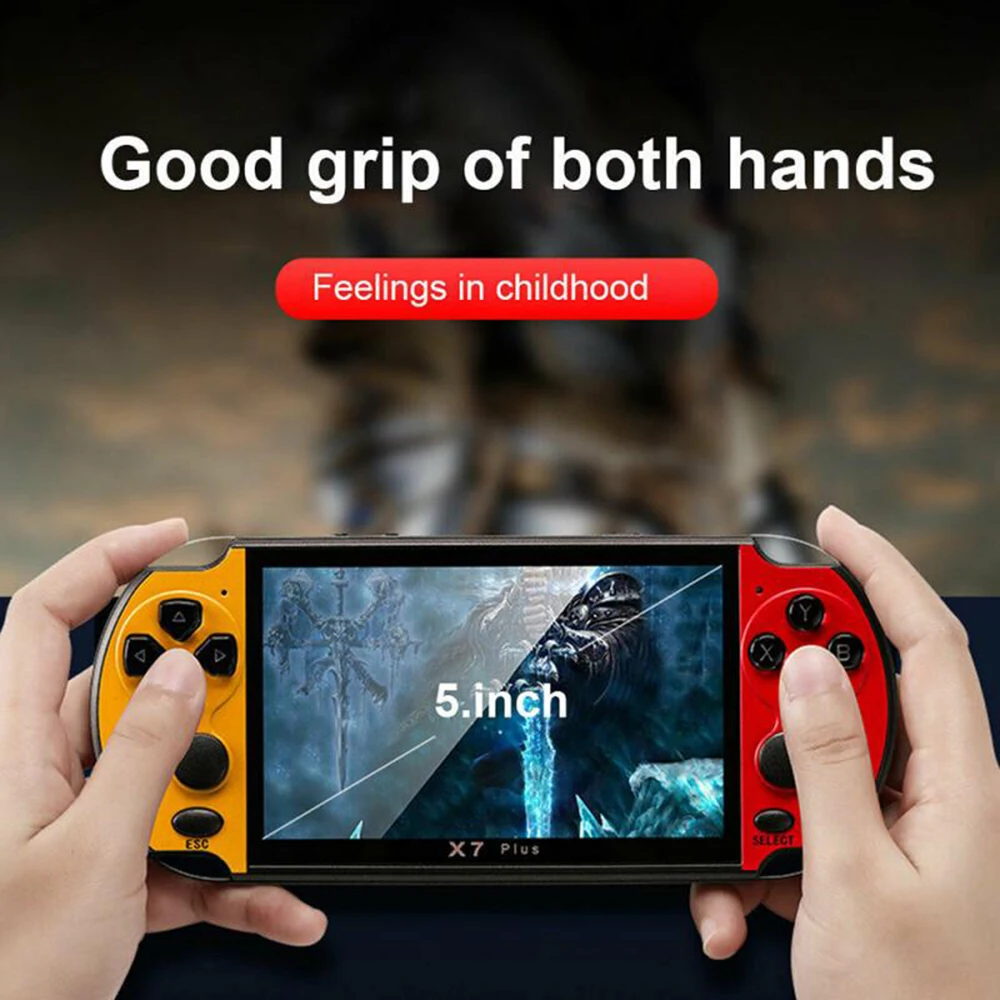 Mini Retro Handheld Game Console Player 5.1 inch Portable Classic Built-in 3000 Games Support GBA MAME Arcade TV AV Output | Электроника