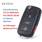 Keyecu 5K0837202BP без ключа-go, умная модель 315 МГц MQB ID48 для Volkswagen VW Jetta Passat 2012-2019, идентификатор FCC: NBGFS93N