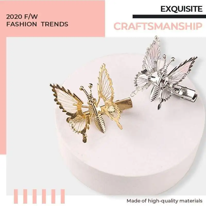 

Pretty PreMove with Beauty Clip Butterfly Hairpins Beautiful Hair Ornament Barrettes Headband Fashion Accessorie