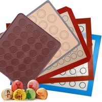macaron silicone baking mold pad pizza cookie kneading dough rolling mat dessert oven liner sheet for cakes pastry tools