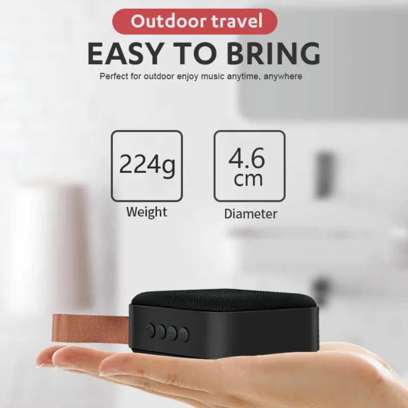 T5 мини беспроводной Bluetooth динамик громкий стерео музыка объемная наружная