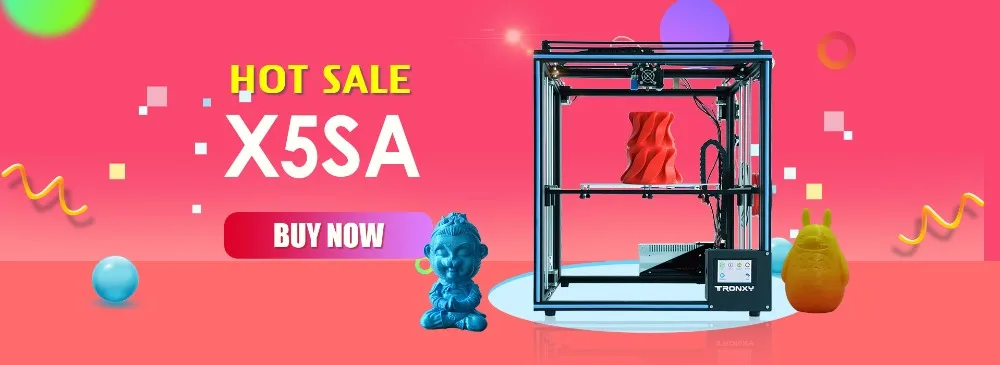 TRONXY 3d принтер X5SA PRO принтер для печати из АБС-пластика ТПУ PLA Модернизированный 24V Мощность-off поиска печать Titan нити один щелчок вверх и вниз